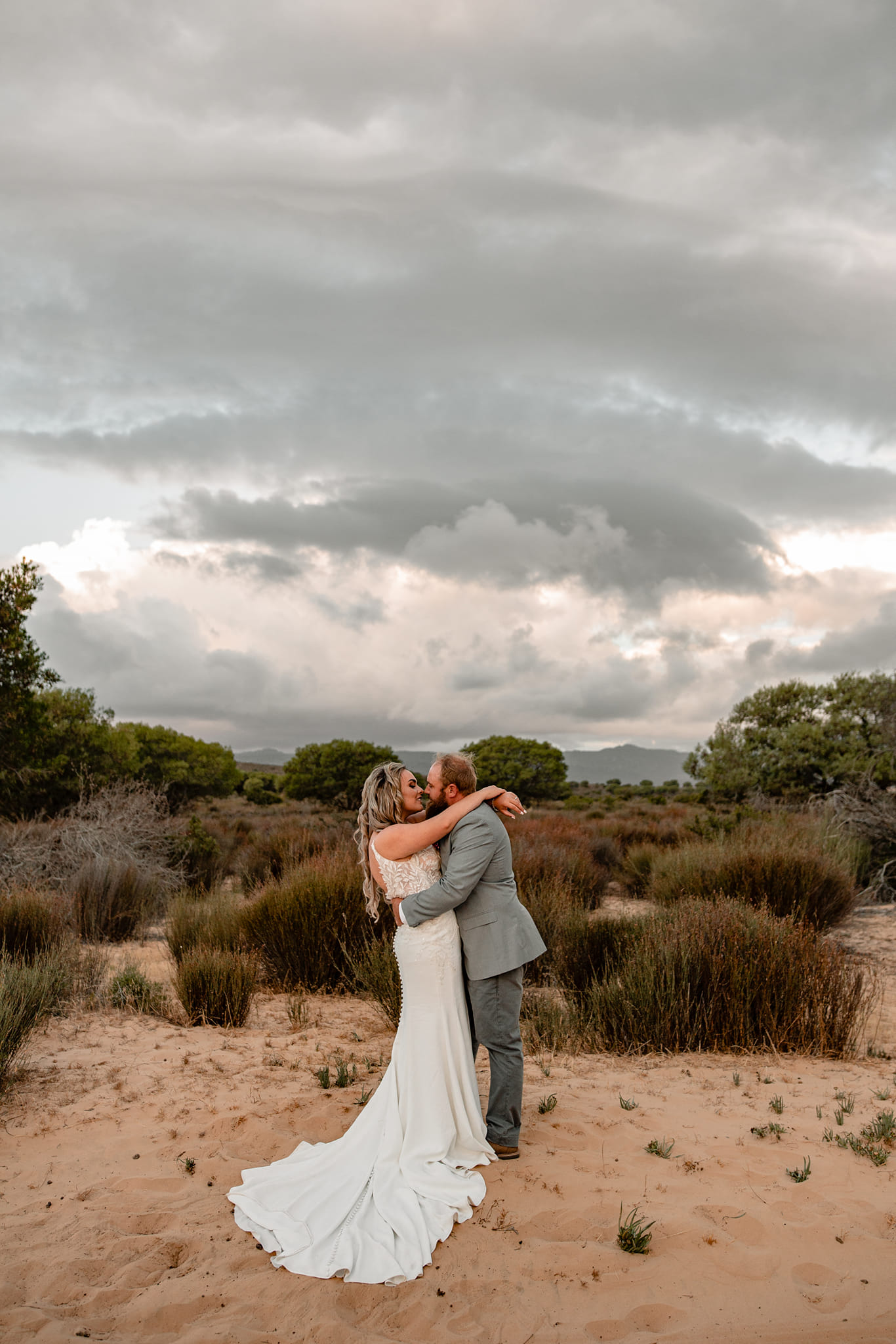 Bride and Groom at Goudkop Bride and Groom at Goudkop