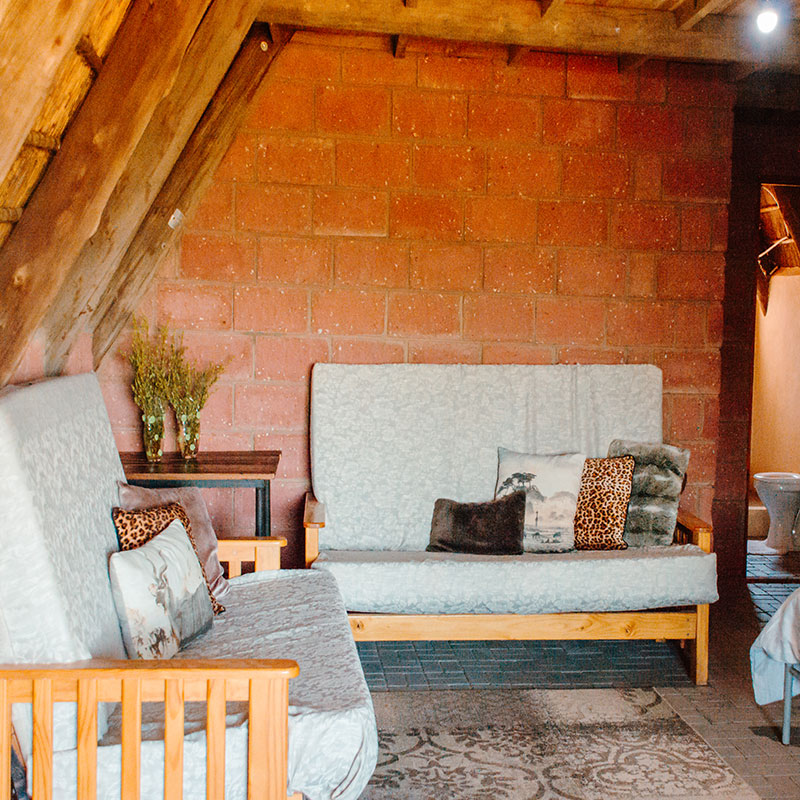 Lounge area at die Ouhuis Lounge area at die Ouhuis