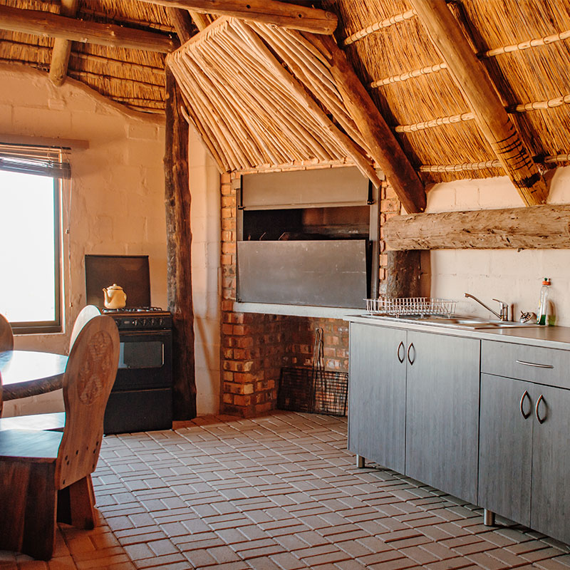 Braai and Kitchen at Die Jag Huis Braai and Kitchen at Die Jag Huis